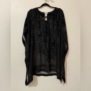 Tommy Bahama Black Beach Cover Up